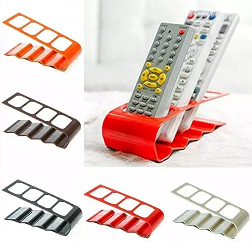 Multi Remote Holder Stand Home Organizer Box Stand 4 Compartments