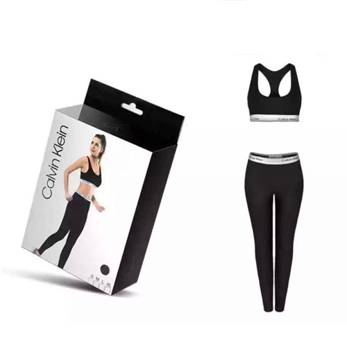 CK leggings and bra set