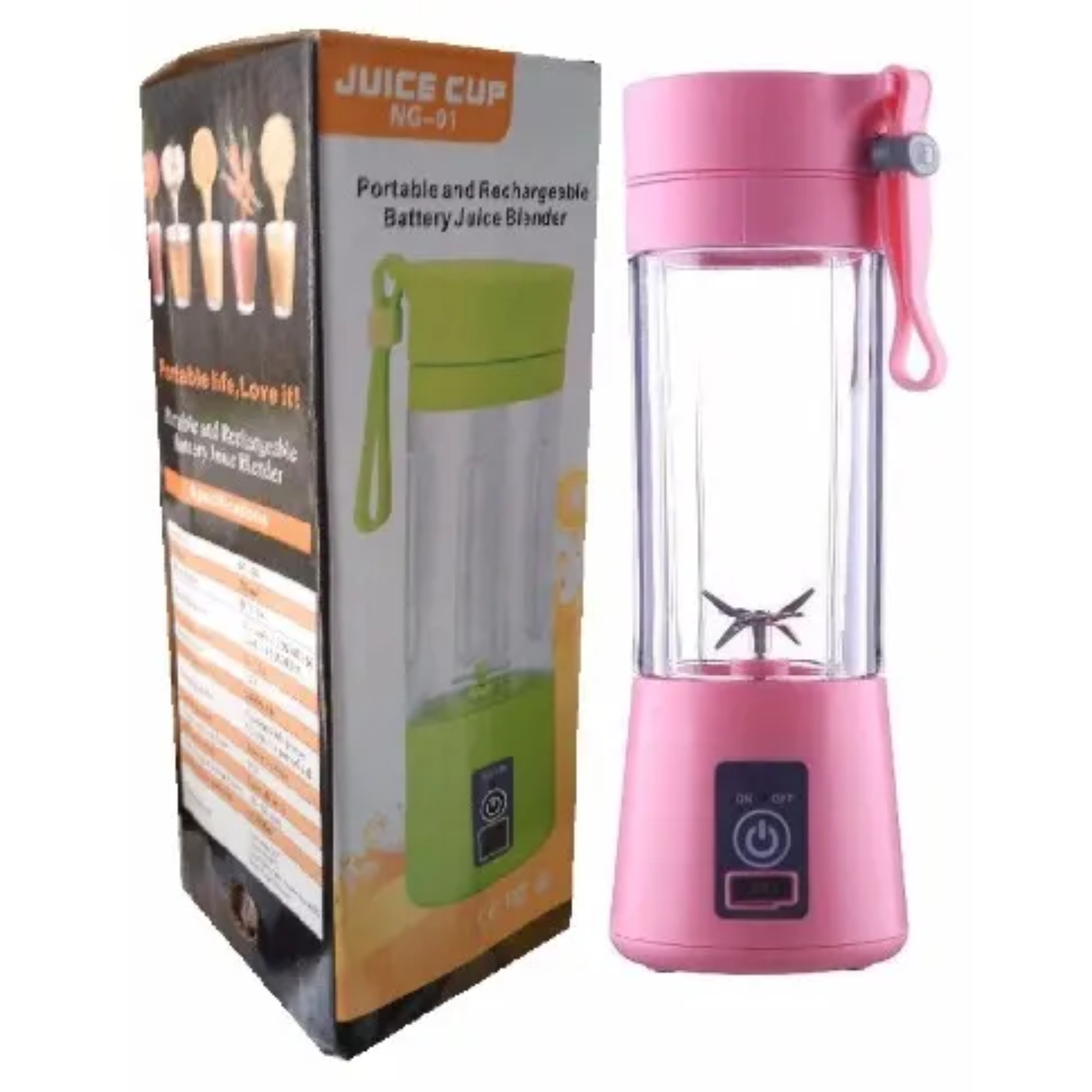 Portable And Rechargable Battery Juice Blender