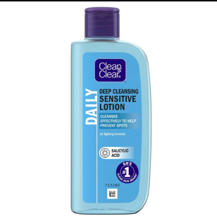 Clean & Clear Daily Deep Cleansing Sensitive Lotion
