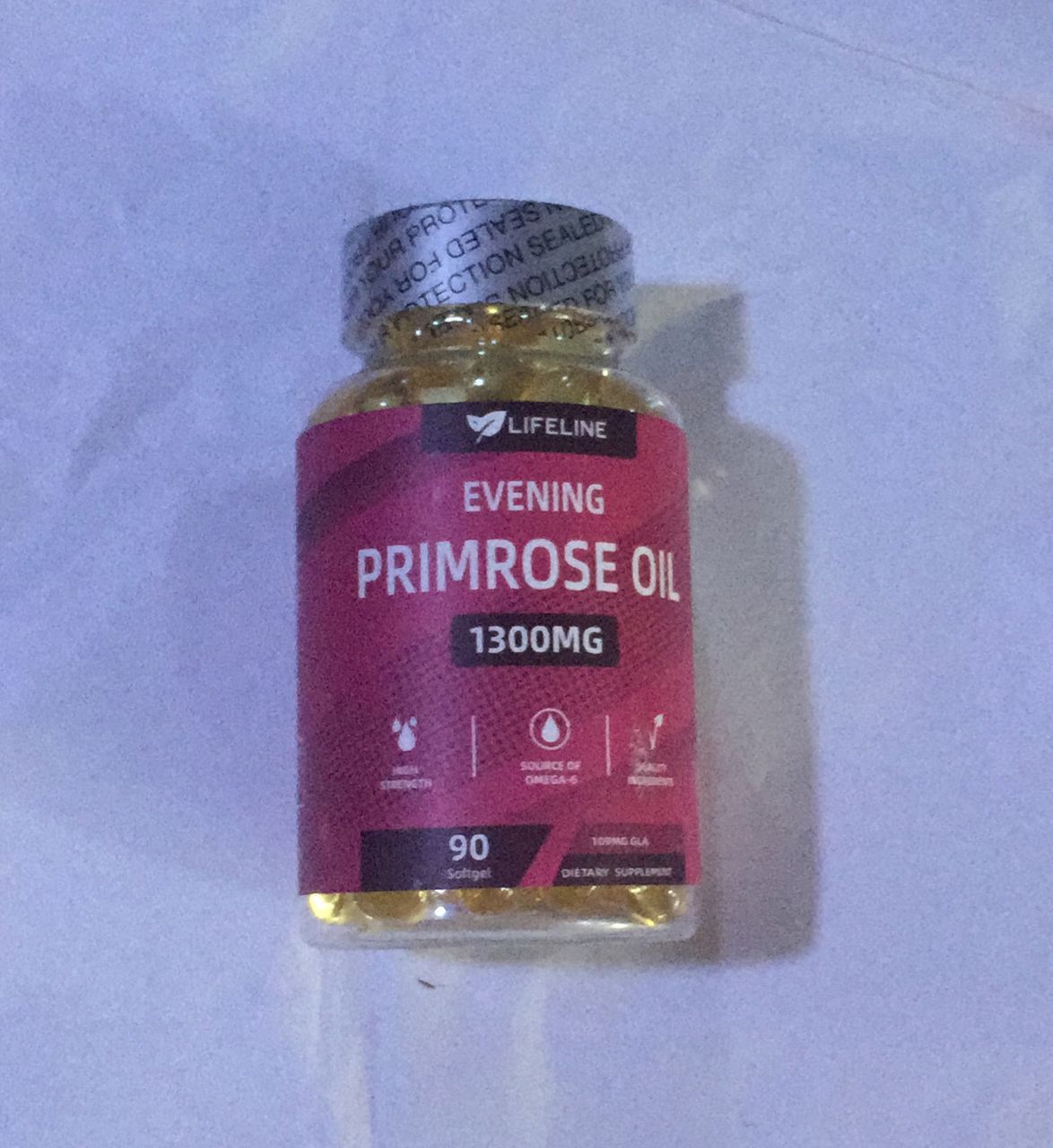 Lifeline Evening Primrose Oil 1300MG Supplement