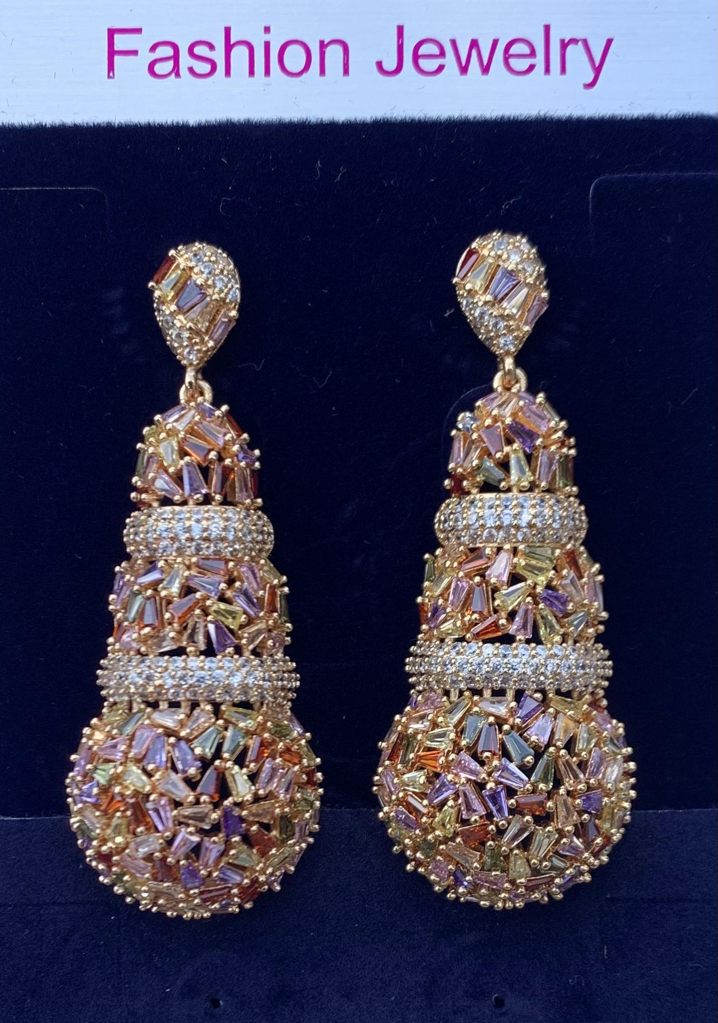 Zirconia earrings